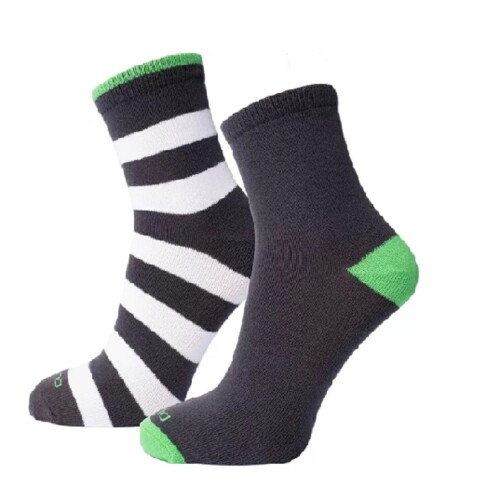 Шкарпетки дитячі комплект 1068 чорно-зелений