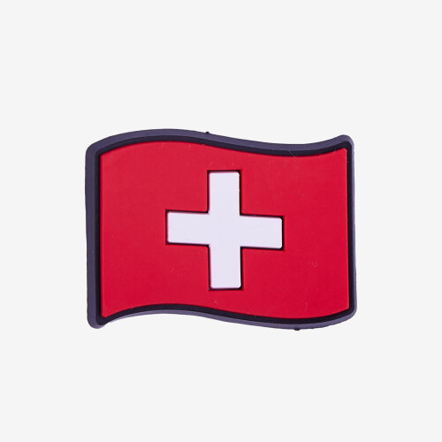 AMULET Švajčiarska vlajka červená/biela
