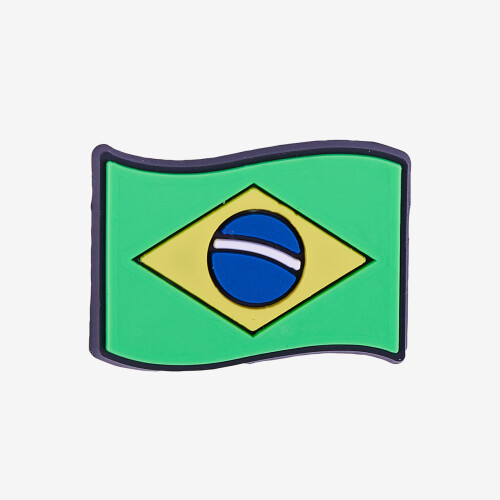 AMULET Brazílska vlajka zelená/žltá