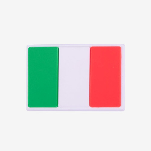 AMULET Talianska vlajka červená/zelená/biela