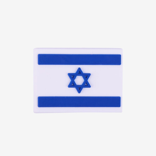 AMULET Izraelská vlajka modrá/biela