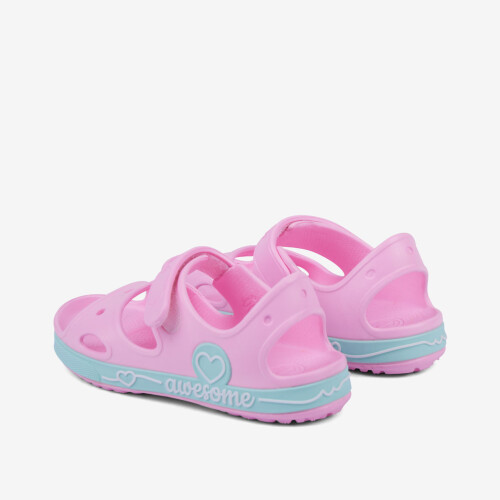 Sandálky YOGI ružová/svetlo mintová