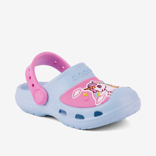 Nazouváky MAXI světle modré s růžovou Unicorn