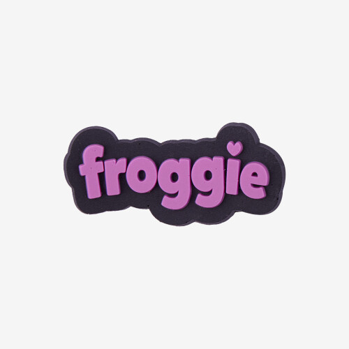 AMULETZ nápis Froggie fialový