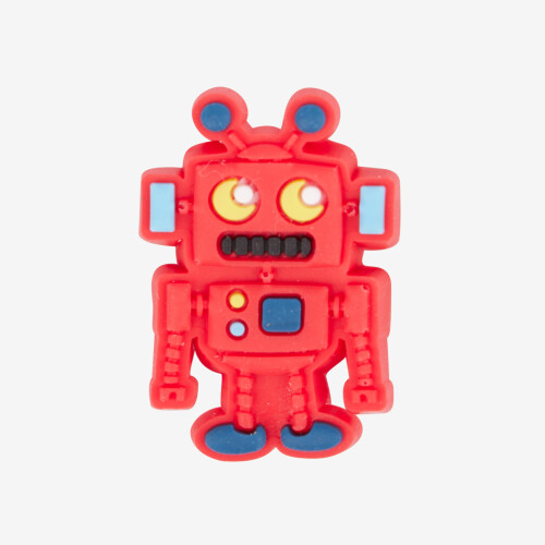 AMULETZ červený robot LED červený