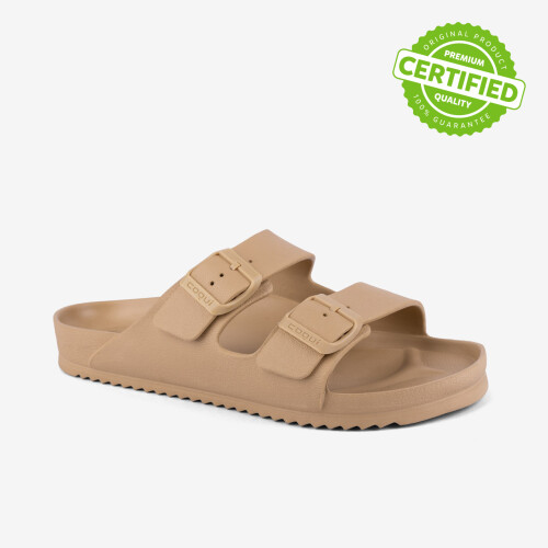 Šľapky KONG zlatá béžová lesklá