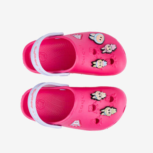LITTLE FROG Lt. Fuchsia/Candy Blue + set Labubuski gratis