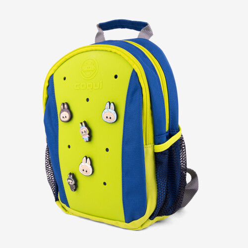 RUCKSY Lime/Royal + set Labubuski gratis