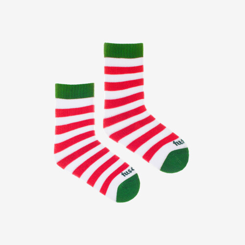 SOCKS Detské ponožky Froté Vianočný škriatok
