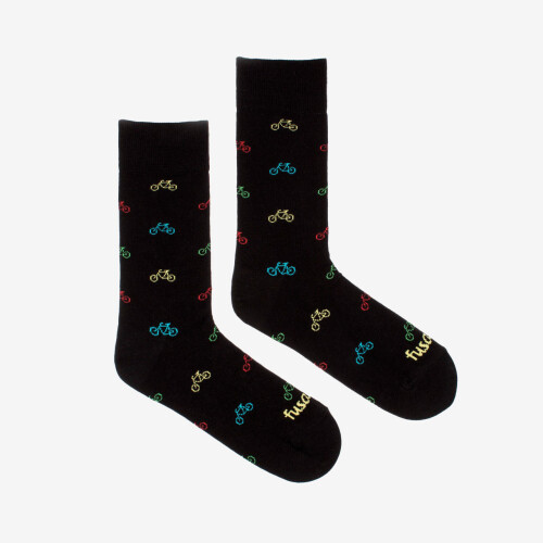 PONOŽKY Cyklista černý