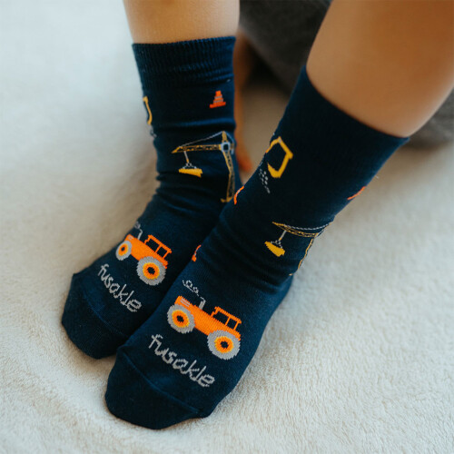 PONOŽKY Dětský bagr