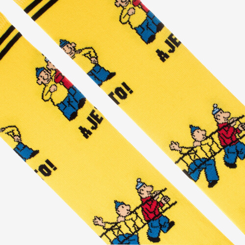 SOCKS Pat a Mat s rebríkom