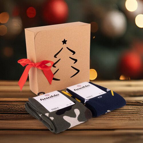 Vánoční balíček ponožek Maskáč + Kutil