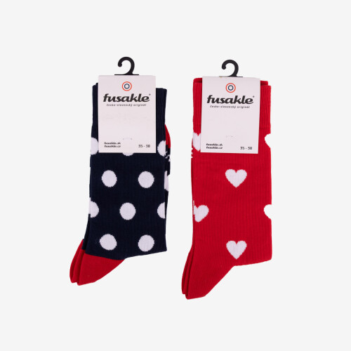 Vánoční balíček ponožek Láska + Guličkár Fešák