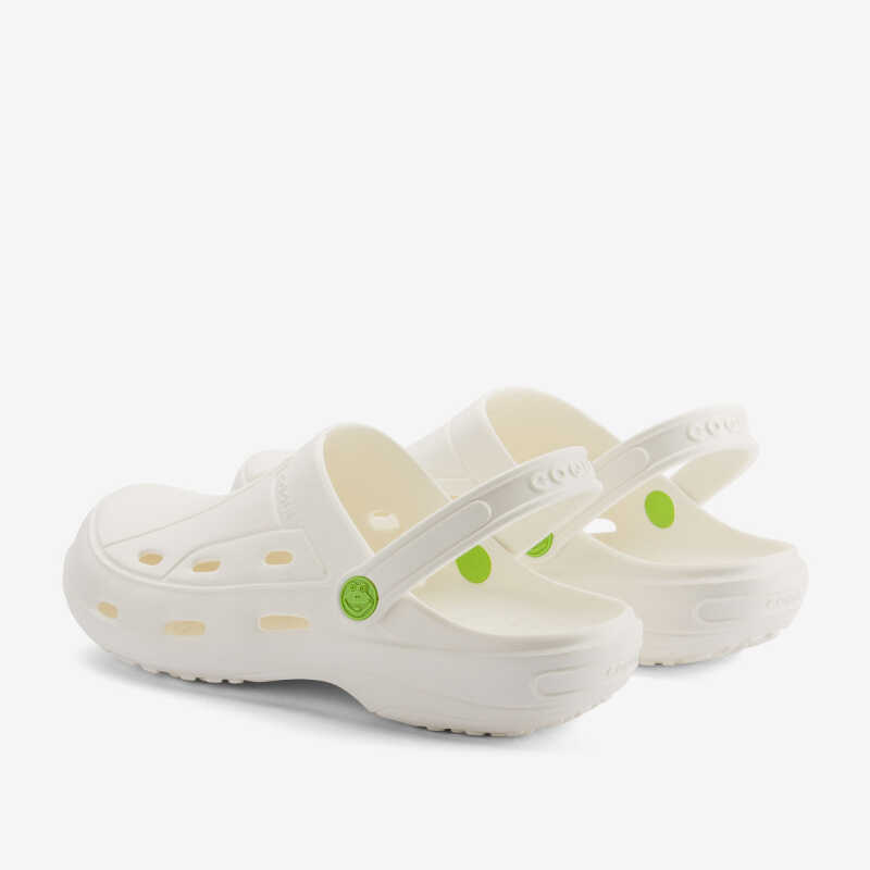 Clogsy TINA perlovo biele