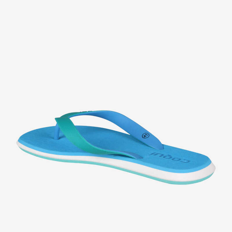 Kare flip-flop papucs kék
