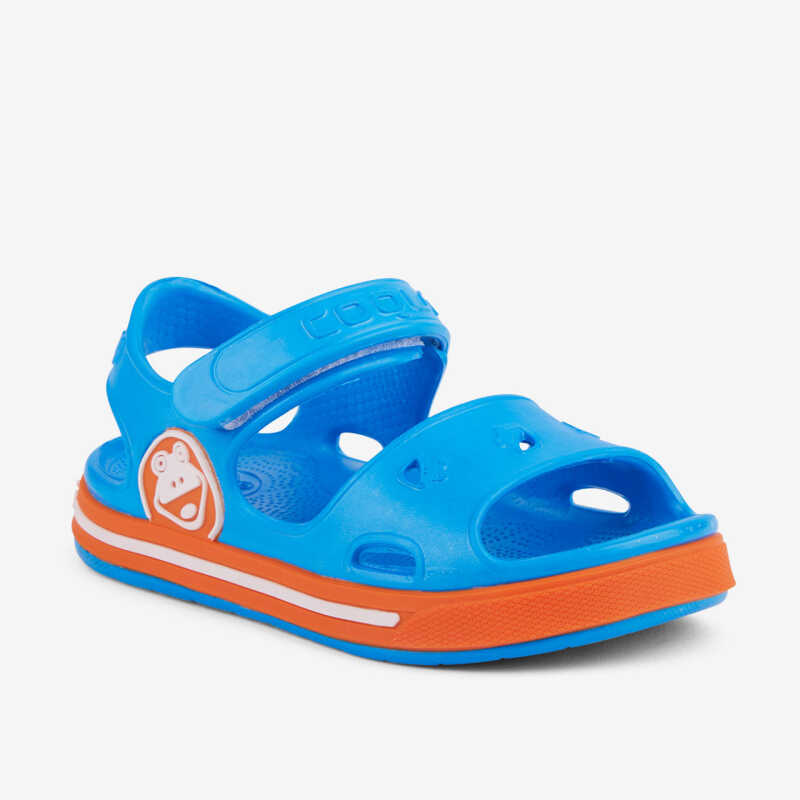 Sandály FOBEE modrá/oranžová