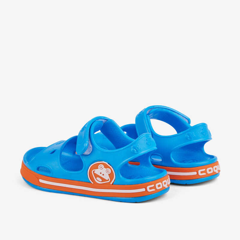 Sandály FOBEE modrá/oranžová