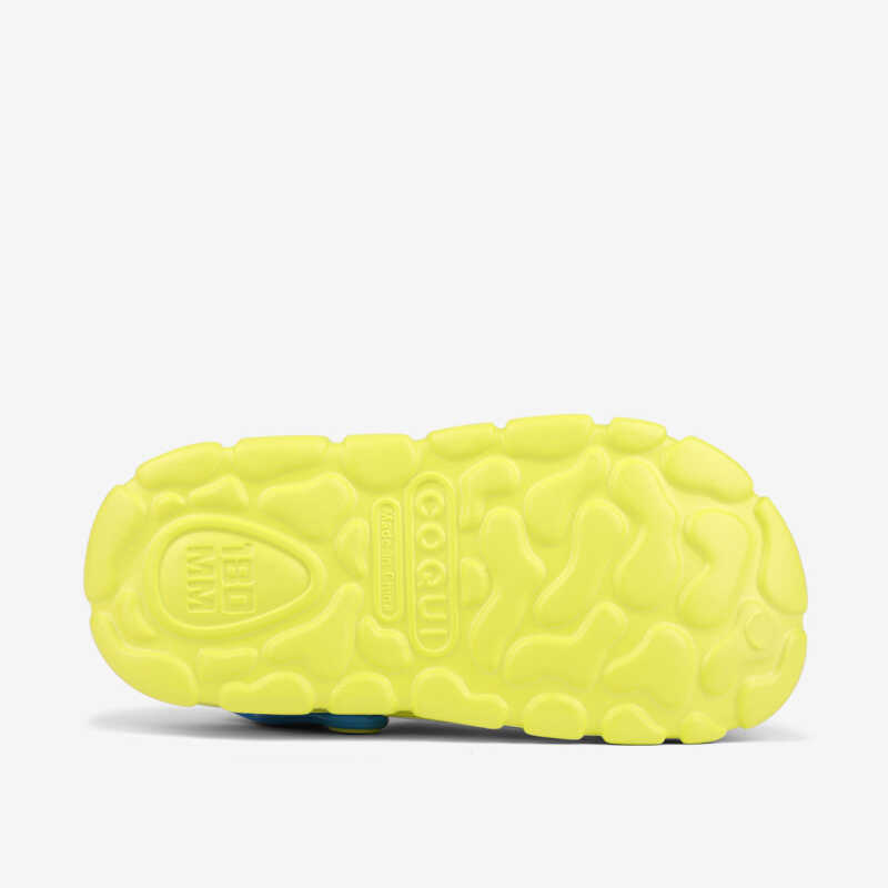 Сабо (крокси) дитячі COQUI STONEY (9383 Citrus/Sea blue)  цитрусовий/жовтий/блакитний жовтий/синій