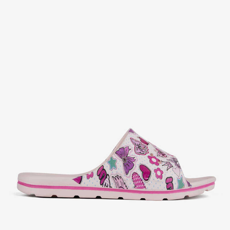 Slipper LONG PRINTED rosa/pink