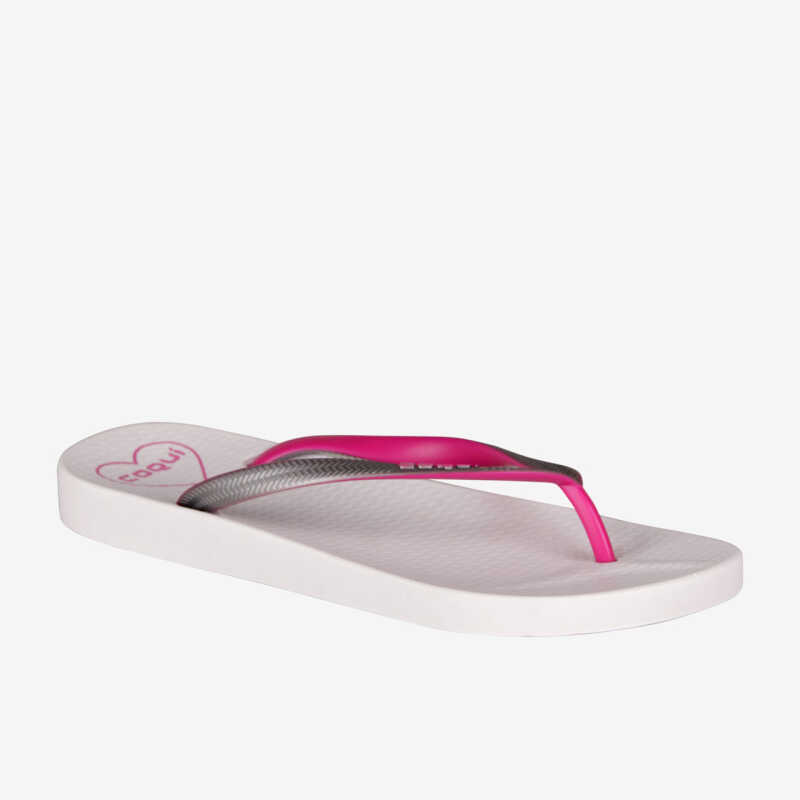 KAJA flip-flop papucs fehér/ezüst