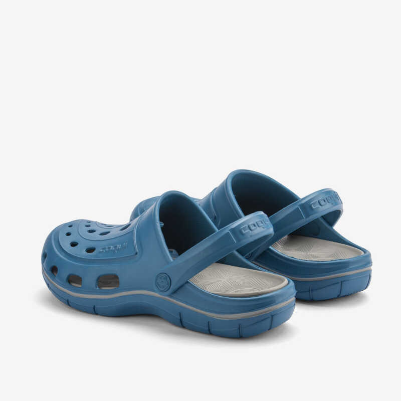 Clogsy JUMPER niagara modré šedá vložka