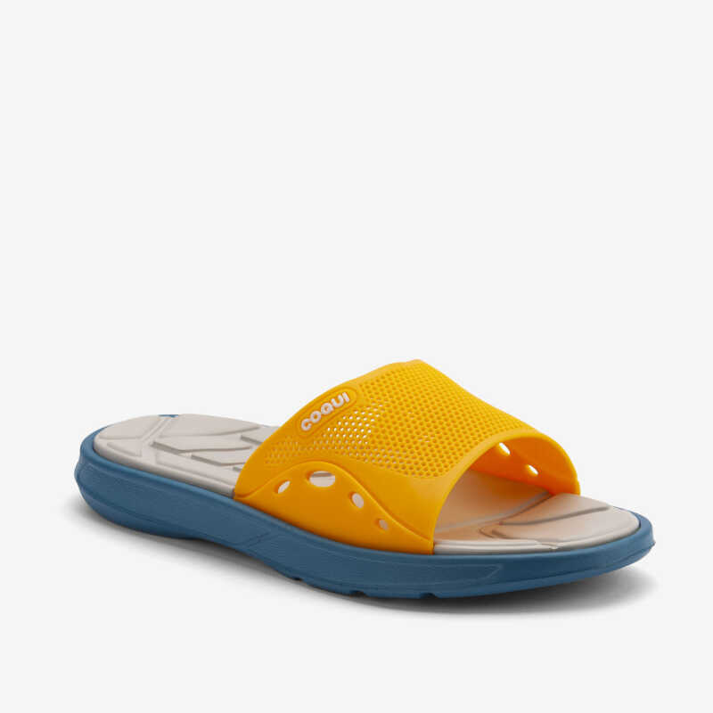 Pantofle MELKER modrá/oranžová