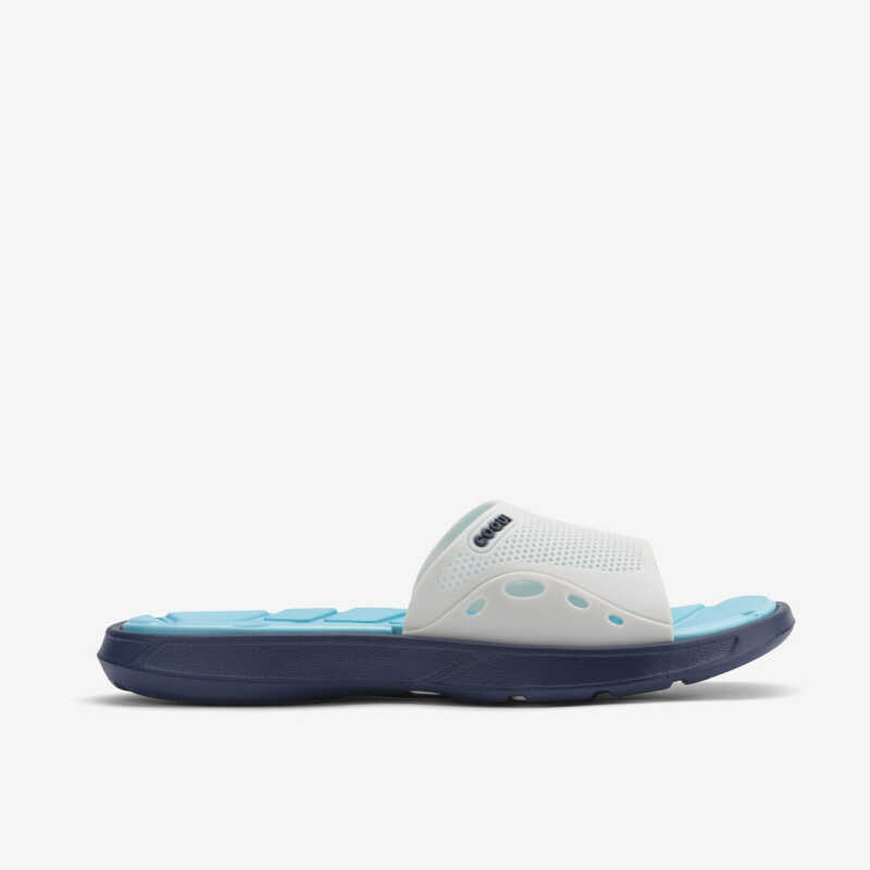 Slipper MELKER blau/weiß