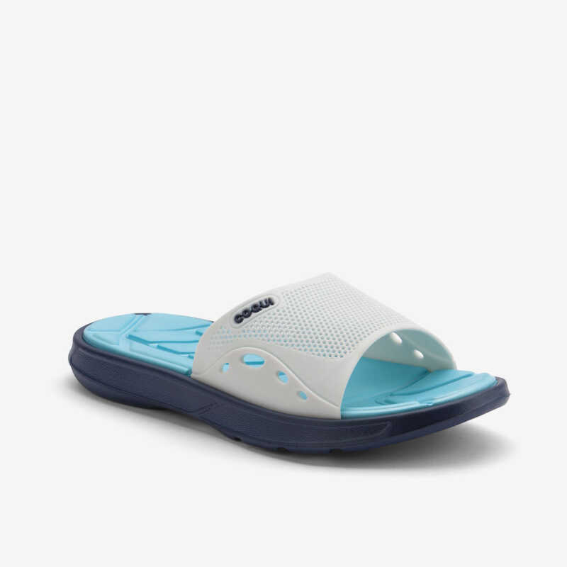 Slipper MELKER blau/weiß