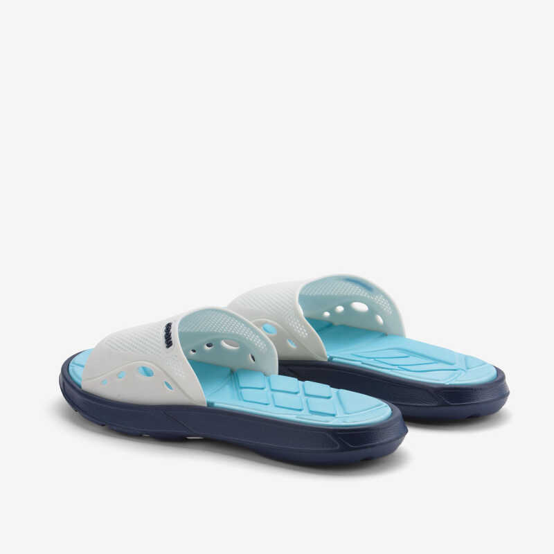 Slipper MELKER blau/weiß