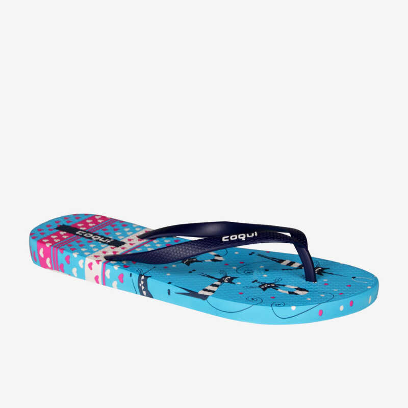 JAI flip-flop papucs royal kék/fekete