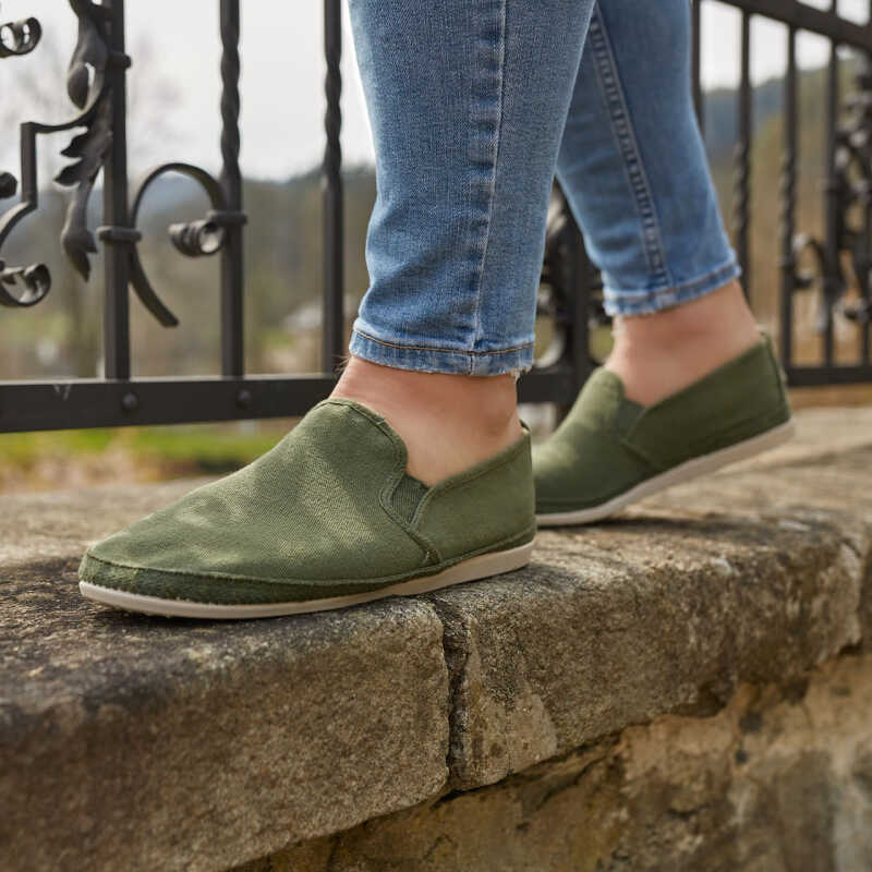 ENZO Espadrilles cipő Khaki zöld