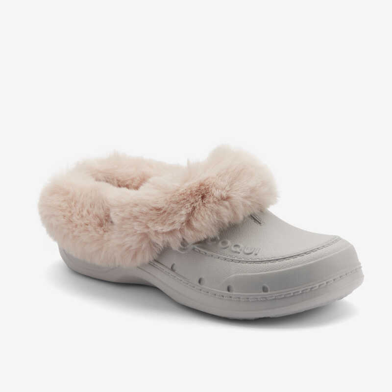 Winter Clogs HUSKY grau/rosa