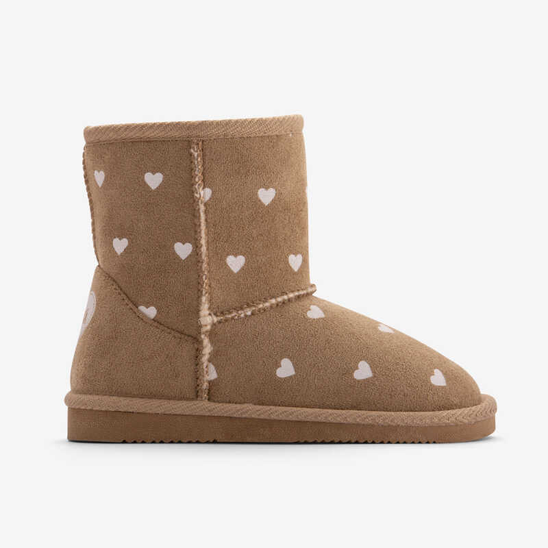 Kinder VALENKA BOOTS braun/herzen