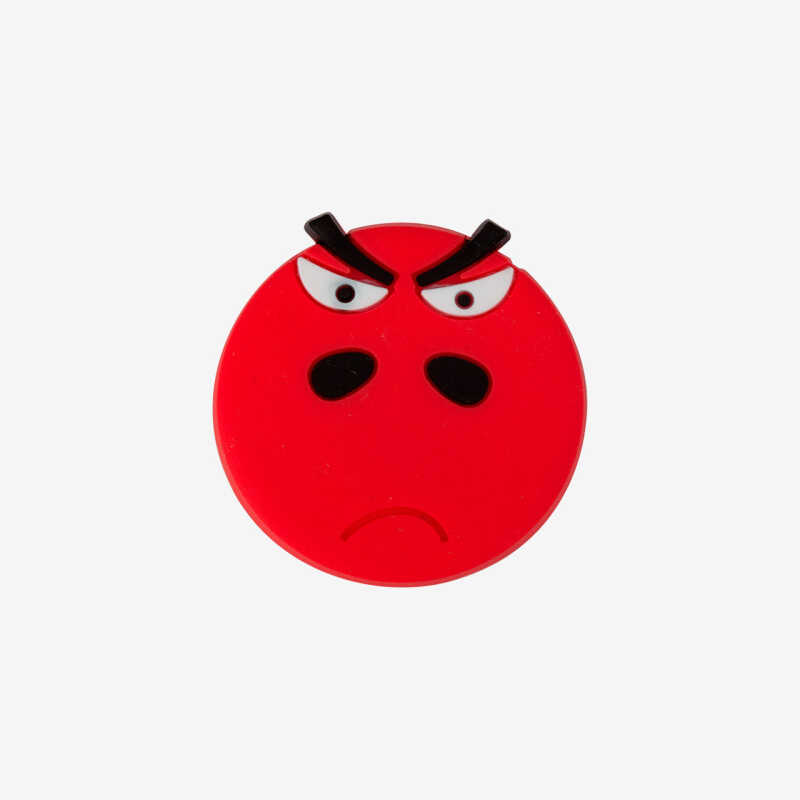 Amulett emoji mérges piros