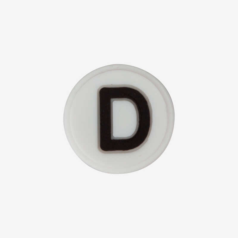 AMULET abeceda D čierna/biela [HU]