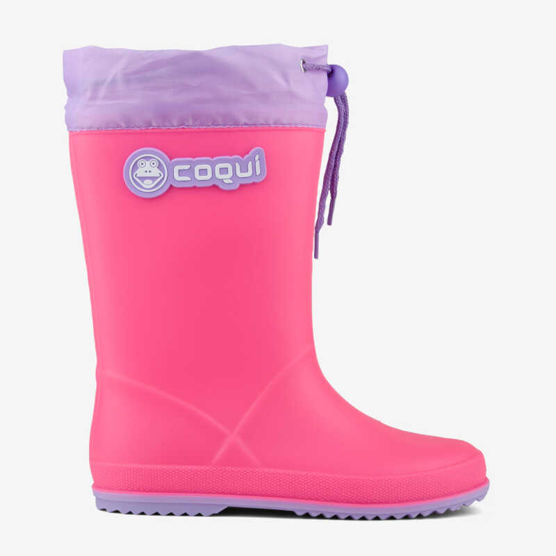 Regenstiefel RAINY COLLAR lt. fuchsia/lt. lila