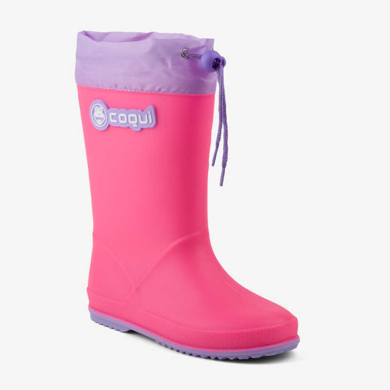 Regenstiefel RAINY COLLAR lt. fuchsia/lt. lila