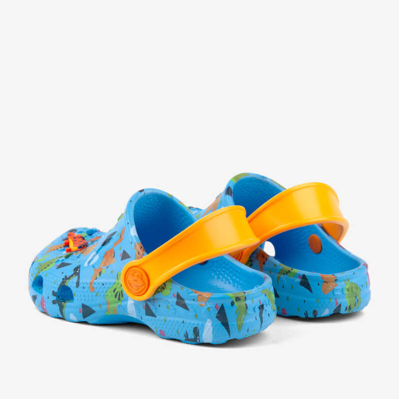 Clogs LITTLE FROG Dino mit Anstecker