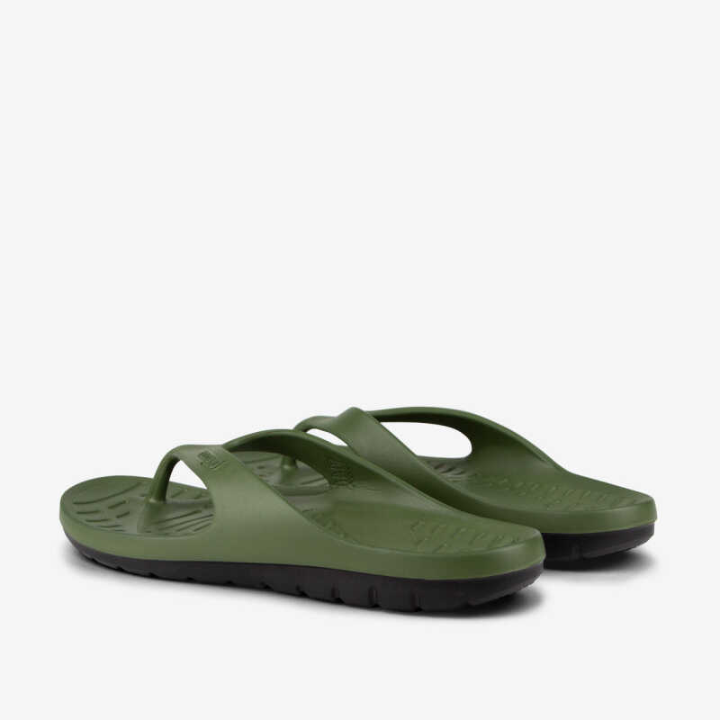 ZUCCO flip-flop papucs katonai zöld/fekete