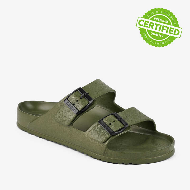 Pantoffel KONG army grün