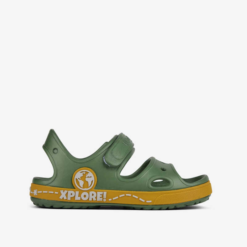Sandálky YOGI zelená/žltá