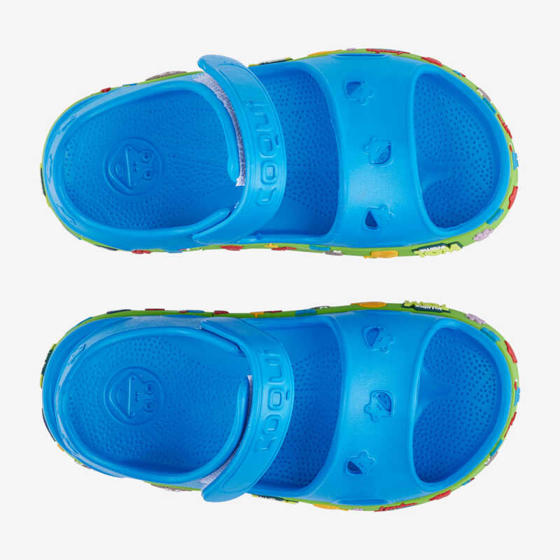 Sandály FOBEE TT&amp;F světle modrá/zelená