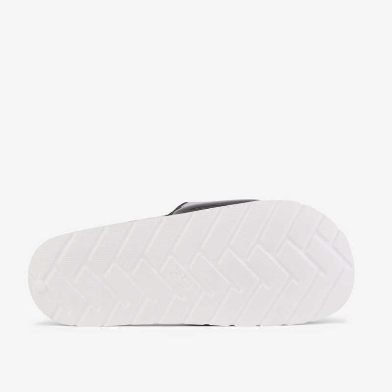 Šľapky CLEO biele minimalistic čierne na narte