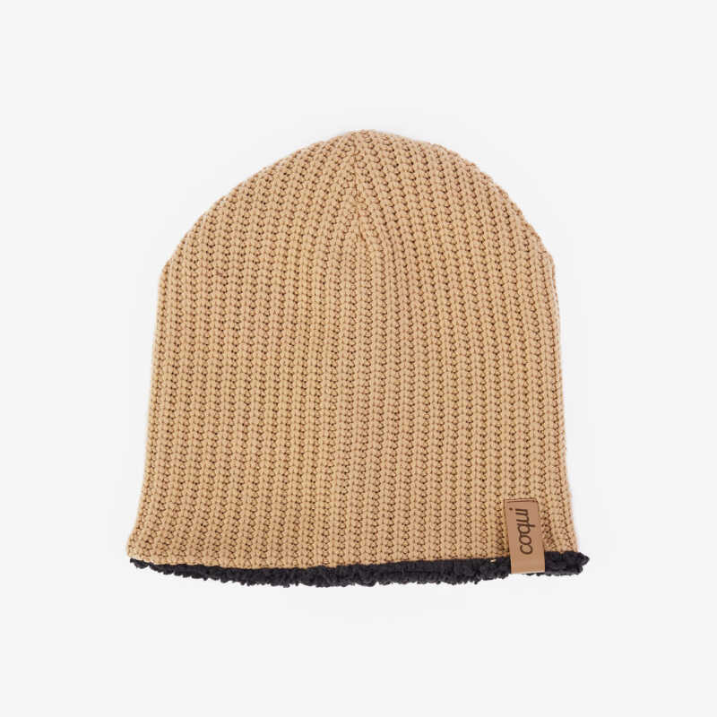 WINTER BEANIE Camel/Black