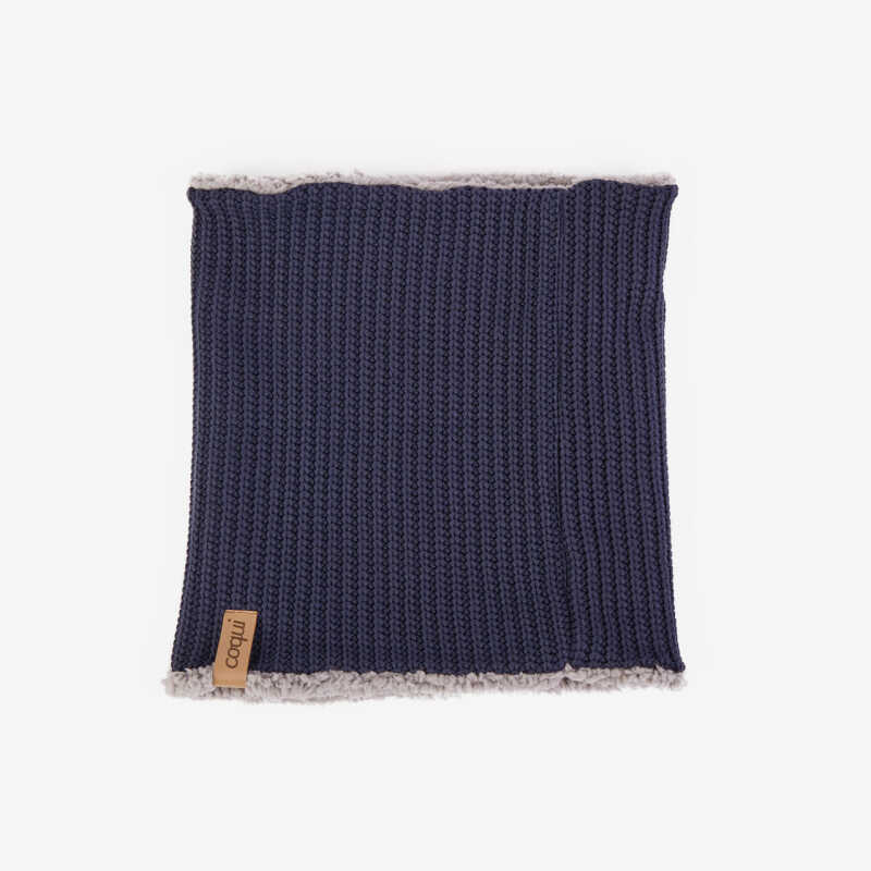 WINTER COLLAR Navy/Lt. Grey [HU]