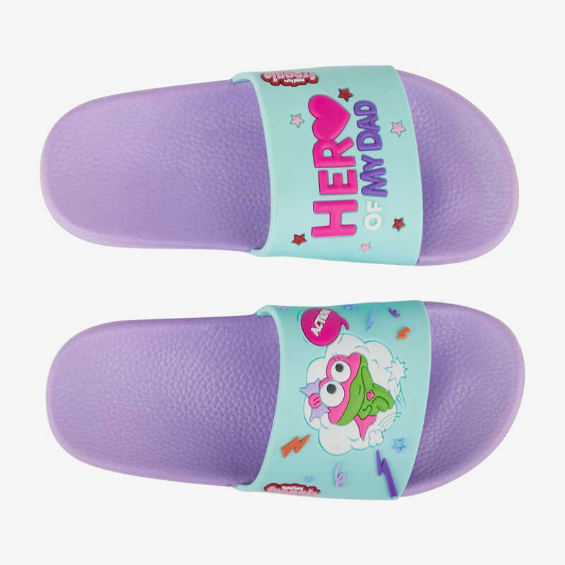 RUKI papucs halványlila/menta zöld Hero