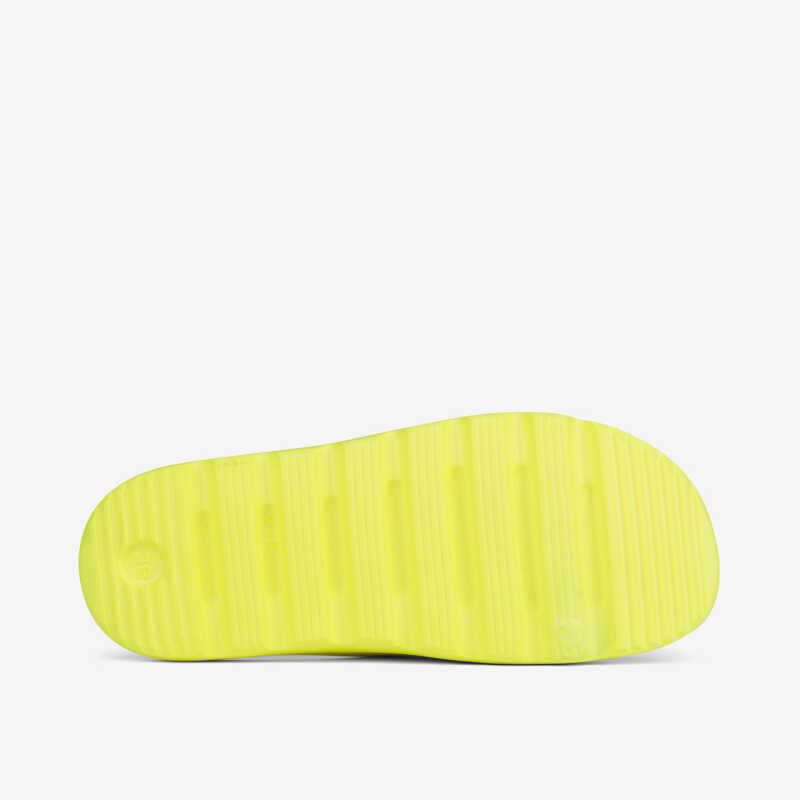 LOU papucs sárga neon