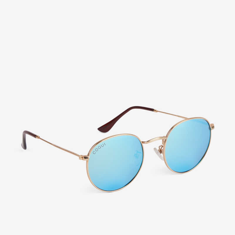 SUNGLASSES Gold/Lt.Blue