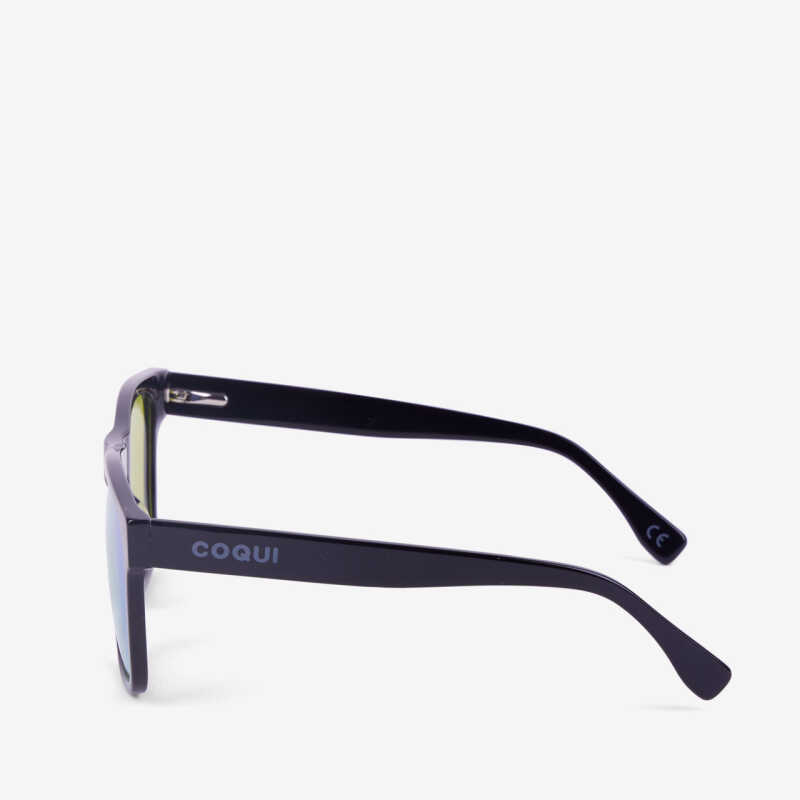 Slnečné okuliare UNISEX čierna, zelené sklá